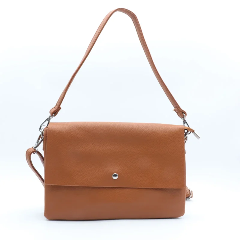 Pochette rabat Flora & Co - camel - sans-taille
