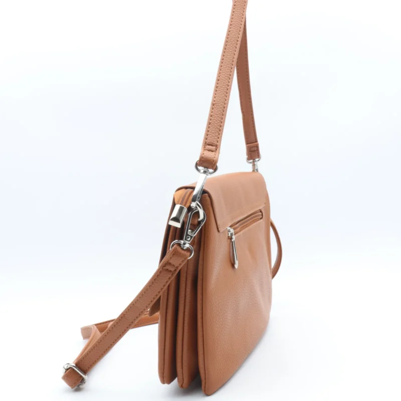 Pochette rabat Flora & Co - camel - sans-taille
