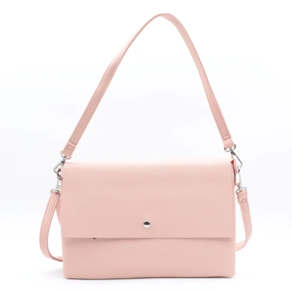 P421- Pochette rabat Flora & Co - rose - sans-taille