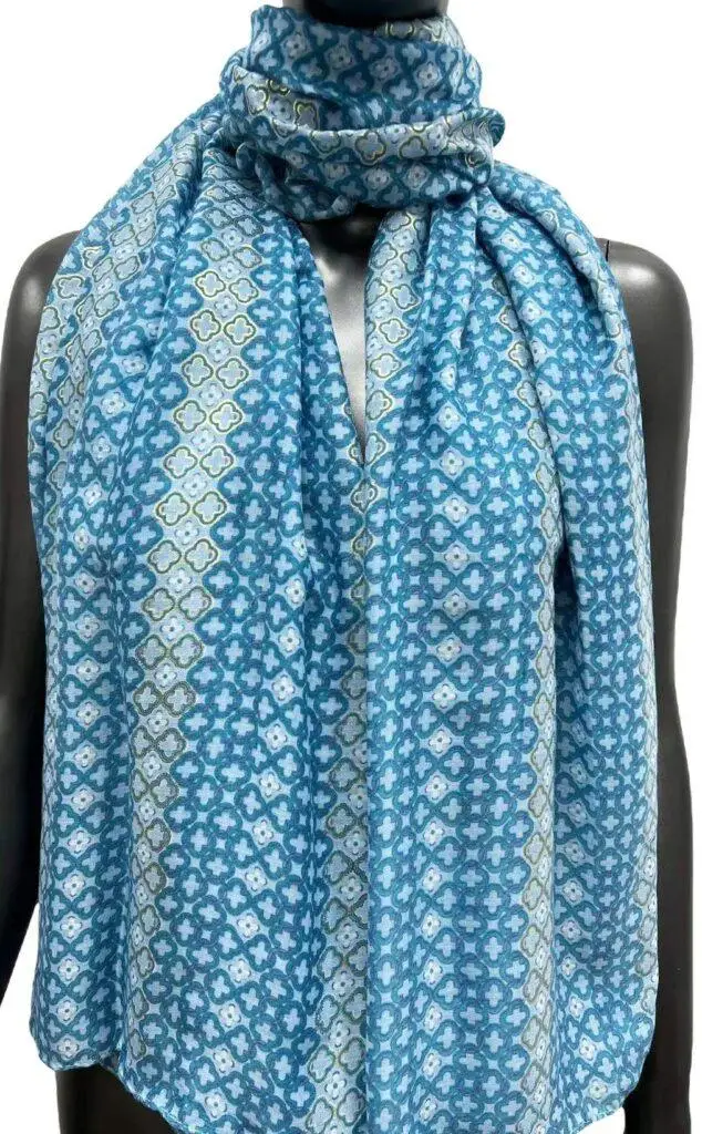 Y515- Foulard Monogramme & doré