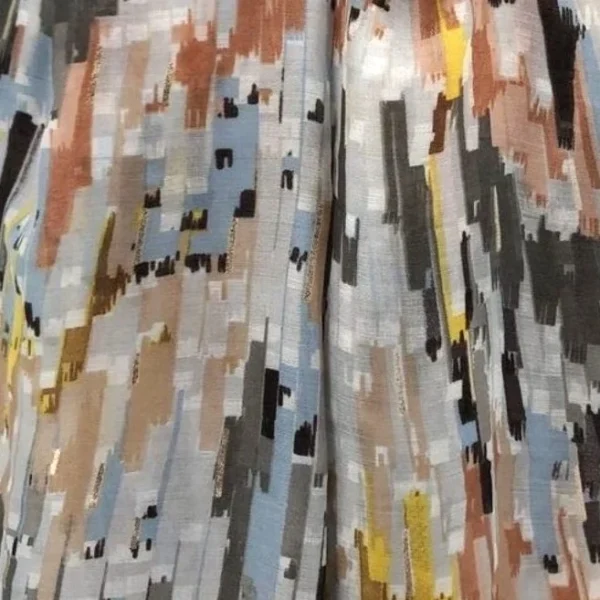 Y519- Foulard Motif Abstrait - gris - sans-taille