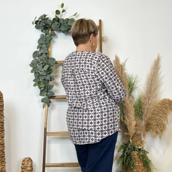 Z784- Blouse "Christy" (T44-T52) - marine - 52