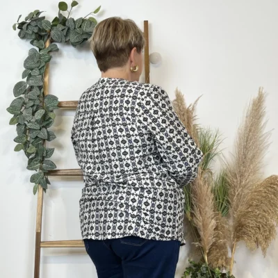 Z784- Blouse "Christy" (T44-T52) - noir - 52