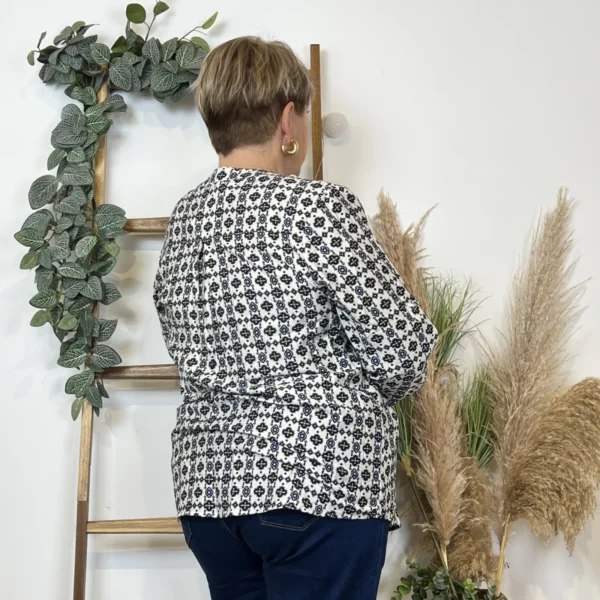 Z784- Blouse "Christy" (T44-T52) - noir - 52