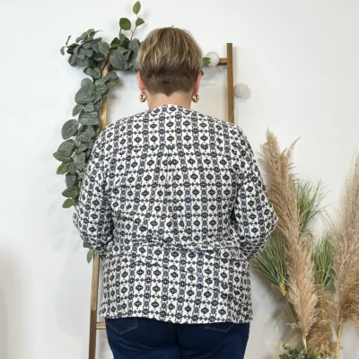 Z784- Blouse "Christy" (T44-T52) - noir - 52