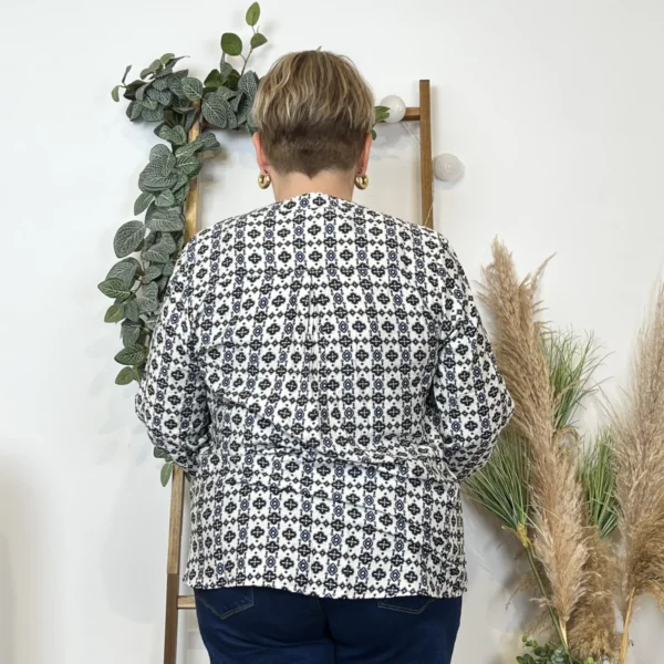 Z784- Blouse "Christy" (T44-T52) - noir - 52