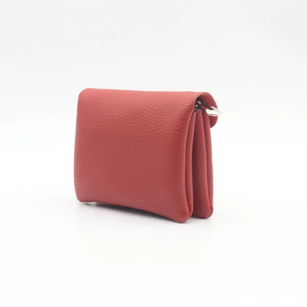 P422- Porte Monnaie / Cartes - rouge - sans-taille