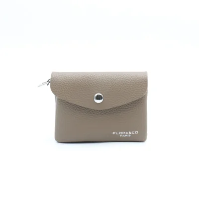 P422- Porte Monnaie / Cartes - taupe - sans-taille