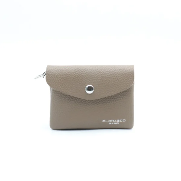 P422- Porte Monnaie / Cartes - taupe - sans-taille