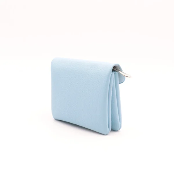 P422- Porte Monnaie / Cartes - bleu-ciel - sans-taille