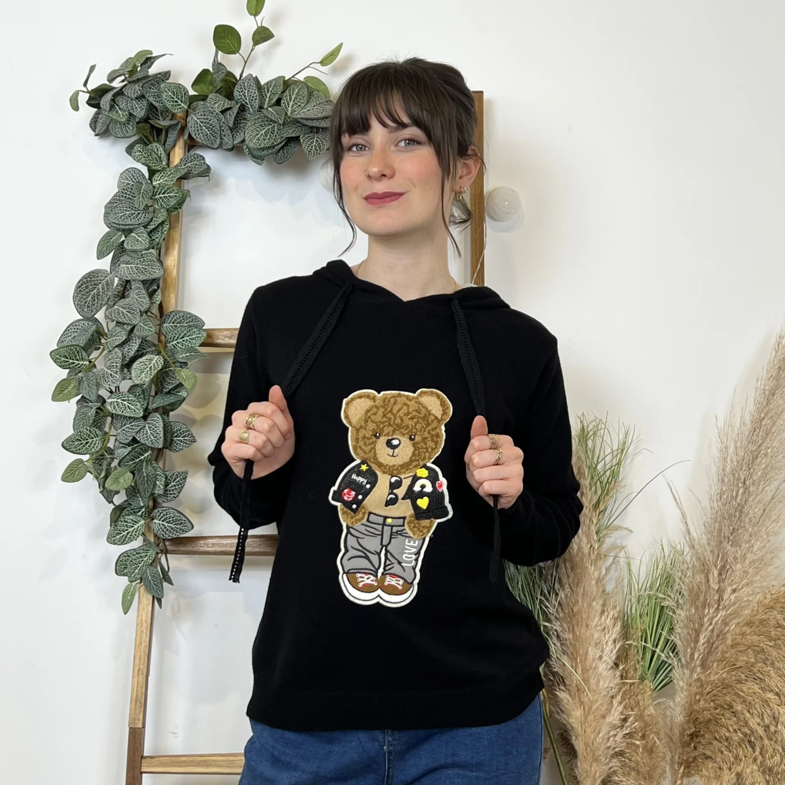 K599- Pull capuche Ourson (Tu)