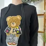 K599- Pull capuche Ourson (Tu)