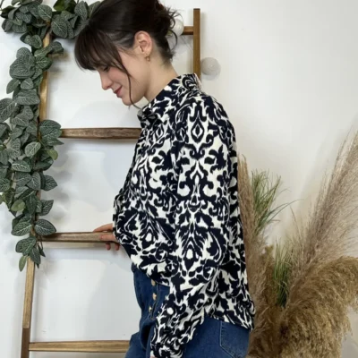 K604- Chemise By one (T36-T40) - marine - 38