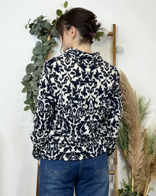 K604- Chemise By one (T36-T40) - marine - 38