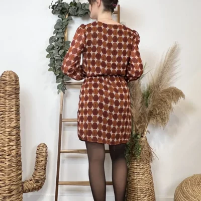 Z607- Robe Akoz (T36-T42) - camel - 42