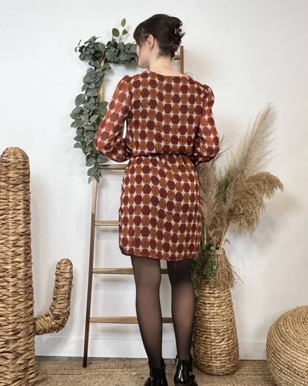 Z607- Robe Akoz (T36-T42) - camel - 42