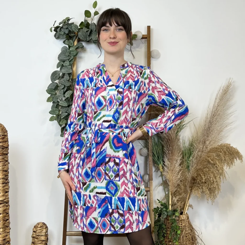 Z555- Robe "Akoz" (T36-T42) - multicolore - 42