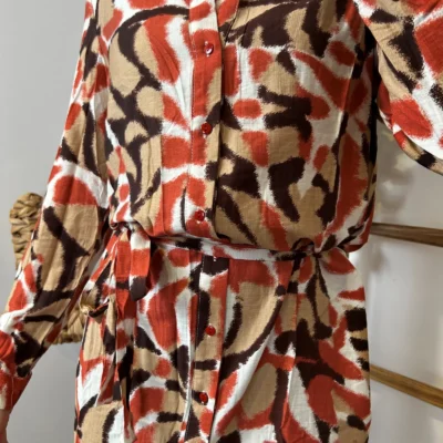 Z554- Robe Akoz-(T36-T42) - camel - 42