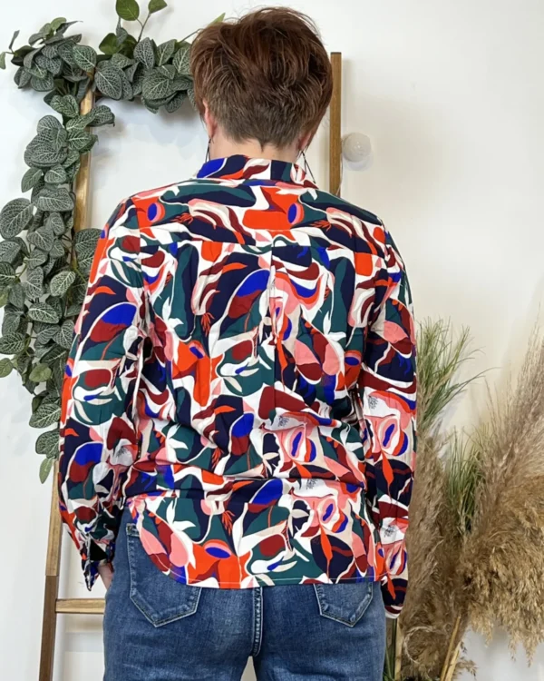 K670- Chemise "Akoz" (T36-T42) - orange - 42