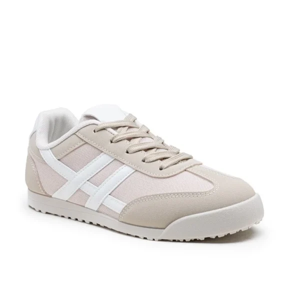 R431- Tennis Basse dentelle (T36-T41) - beige - 41