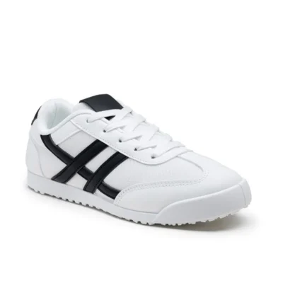 R431- Tennis Basse dentelle (T36-T41) - blanc - 41