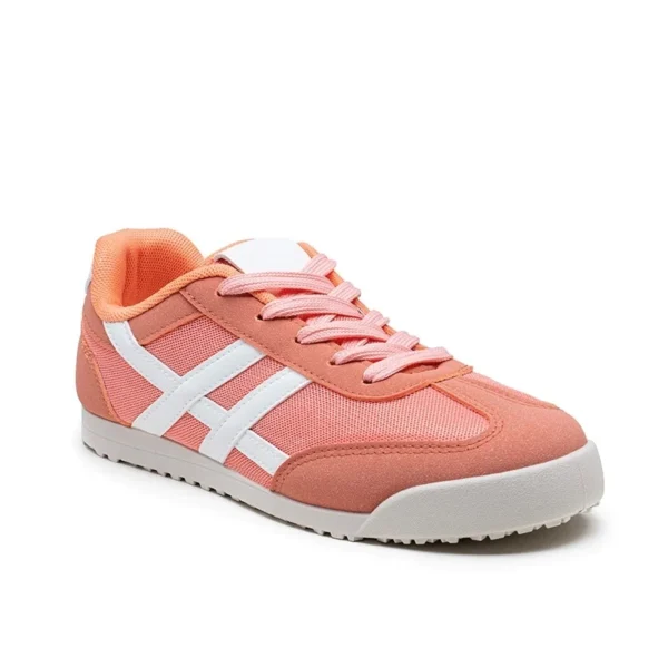 R431- Tennis Basse dentelle (T36-T41) - orange - 41