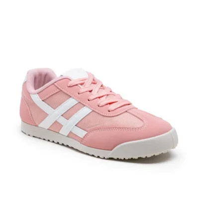 R431- Tennis Basse dentelle (T36-T41) - rose - 41