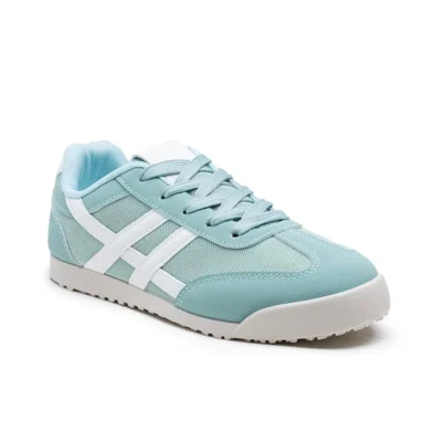 R431- Tennis Basse dentelle (T36-T41) - vert-celadon - 41