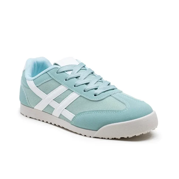 R431- Tennis Basse dentelle (T36-T41) - vert-celadon - 41