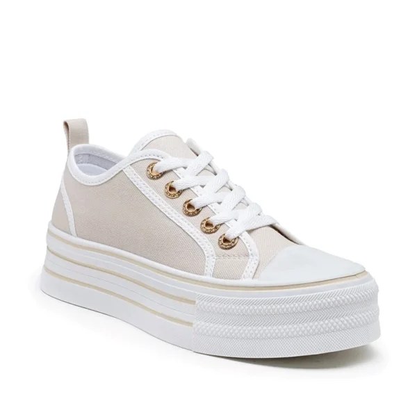 R430- Tennis Plateforme (T36-T41) - beige - 41