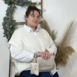 Pull femme col V maille douce « Tendance » - ecru - taille-unique-grande-taille