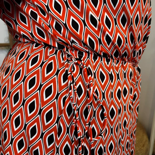 K591- Robe Akoz Losanges (T42-T48) - orange - 48