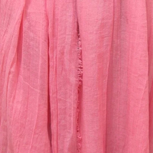 Y520- Foulard uni large - rose-bonbon - sans-taille
