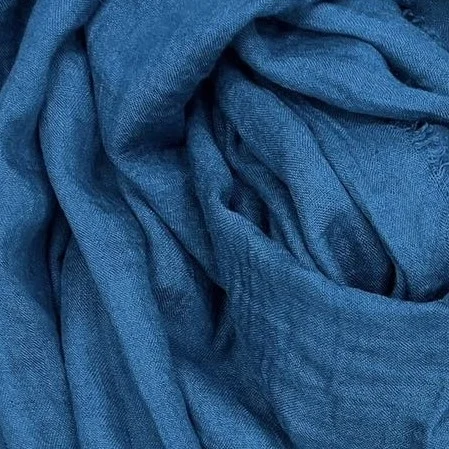 Foulard uni large - bleu-petrole - sans-taille