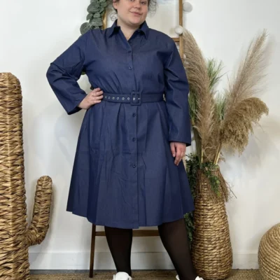 Z390- Robe Jean Christy (T44-T52) - marine - 52