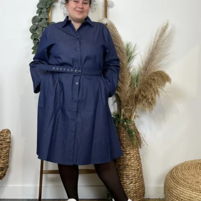 Z390- Robe Jean Christy (T44-T52) - marine - 52