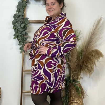 K554- Robe "Akoz" (T42-T48) - multicolore - 50