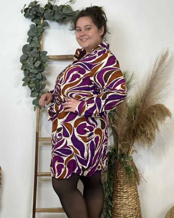 K554- Robe "Akoz" (T42-T48) - multicolore - 50