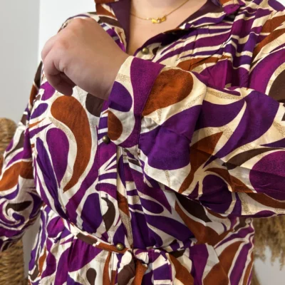 K554- Robe "Akoz" (T42-T48) - multicolore - 50