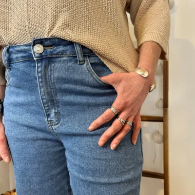 N111- Jean 7/8ème Voggo (T36-T44) - denim - 44