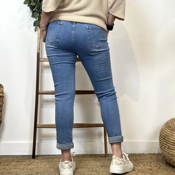 N111- Jean 7/8ème Voggo (T36-T44) - denim - 44