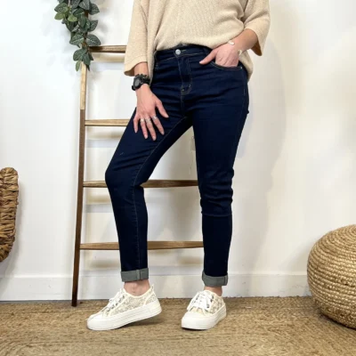 N113- Jean 7/8ème Voggo (T36-T44) - brut - 44