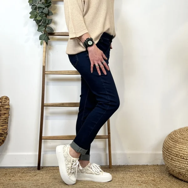 N113- Jean 7/8ème Voggo (T36-T44) - brut - 44