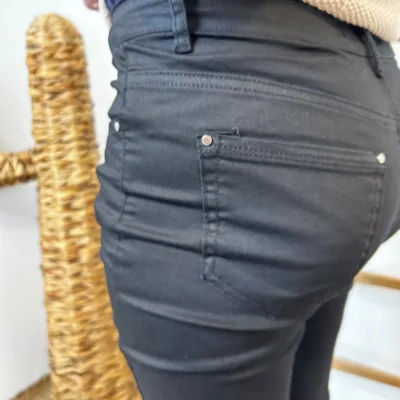 M973- Jean 7/8ème Voggo (T36-T44) - noir - 44