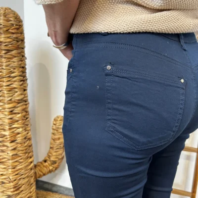 N109- Jean 7/8ème Voggo (T36-T44) - marine - 44