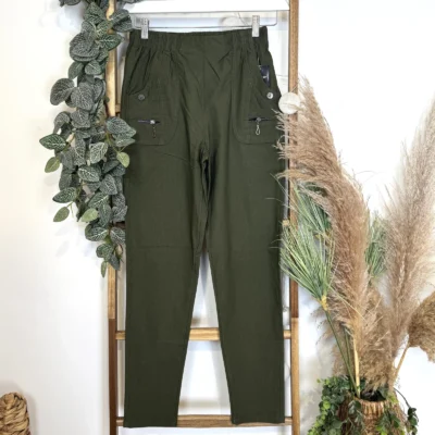 T545- Pantalon Confort JST (T38-T52) - kaki - 58