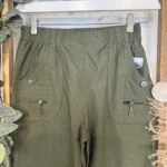 Pantalon confort stretch femme JST T38-T52 - kaki - 58