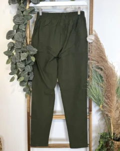 Pantalon confort stretch femme JST T38-T52 - kaki - 58