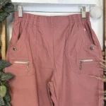 Pantalon confort stretch femme JST T38-T52 - rose-poudre - 58