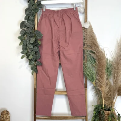 T545- Pantalon Confort JST (T38-T52) - rose-poudre - 58